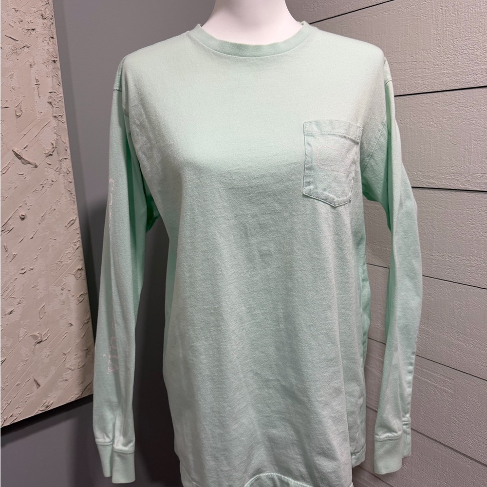Vineyard Vines Mint Green Long Sleeve Tee